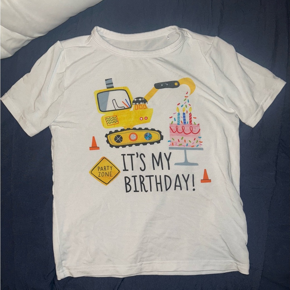 Little Sleepies birthday tee 4T